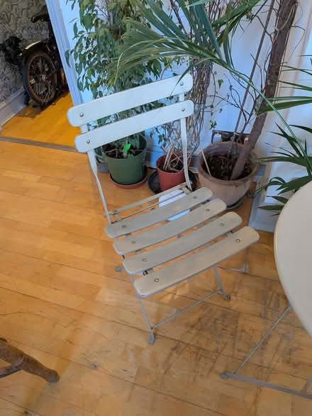 Photo of free Patio table and two chairs (North Road, N7) #1