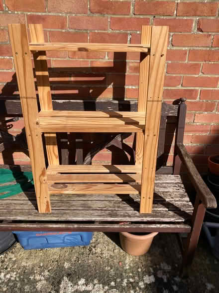 Photo of free Wooden shelf unit. (Garsington OX44) #1