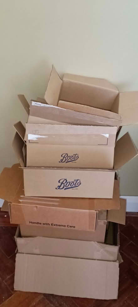 Photo of free Small cardboard boxes (Thornhill CF14) #1