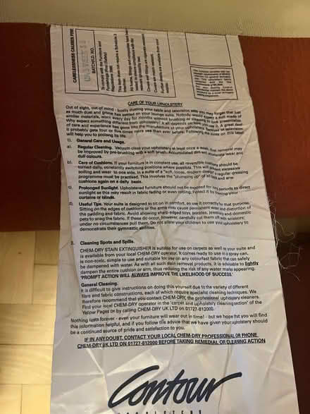 Photo of free Vintage Red / terracotta sofa (Congleton CW12) #4