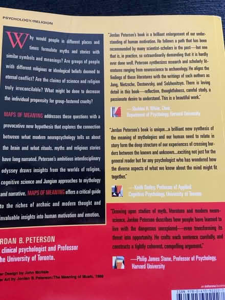 Photo of free Jordan Peterson - Maps of Meaning (Ware SG12) #2