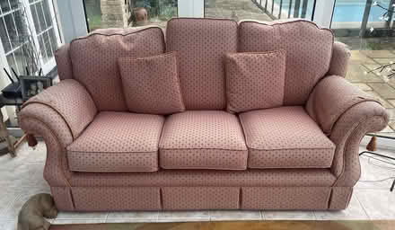 Photo of free 3-Seater & 2-Seater Sofa Set with Matching Cushions and arm (Chirton SN10) #1
