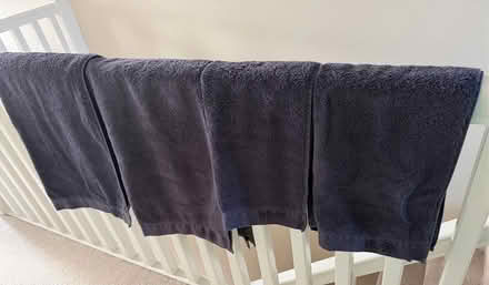 Photo of free Four Navy Blue Towels (Upton CH2) #1