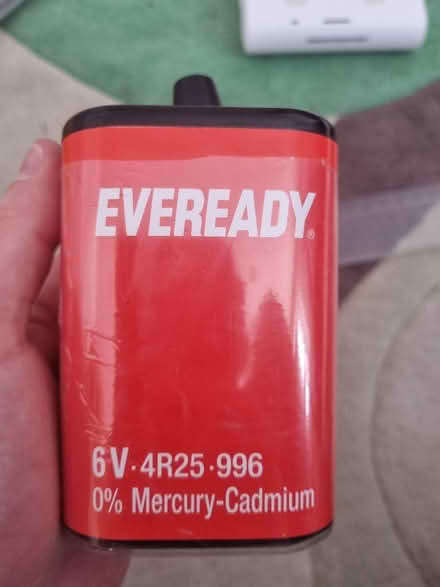 Photo of free Large 6V battery (EN11 rye house area) #2