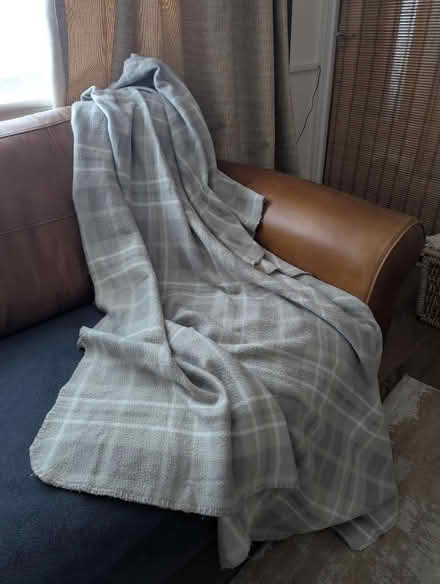 Photo of free 2 Grey Tartan throws (Grangeway area NN10) #4