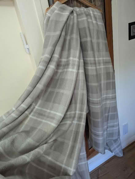 Photo of free 2 Grey Tartan throws (Grangeway area NN10) #2