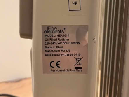 Photo of free Electric radiator (Olympia W14) #2