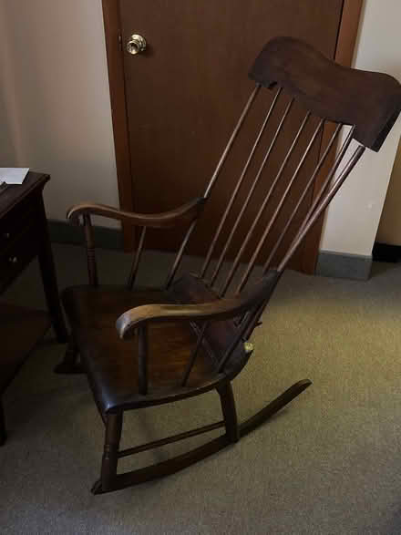 Photo of free Antique rocking chair (Westfield, NJ) #2