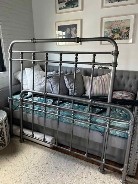 Photo of free Iron Queen Bed Frame (Elmwood Ave) #1