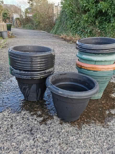 Photo of free Plastic garden pots (M35 Failsworth, Manchester) #1