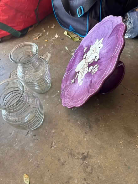 Photo of free Porcelain and glass vase (La Puente) #1