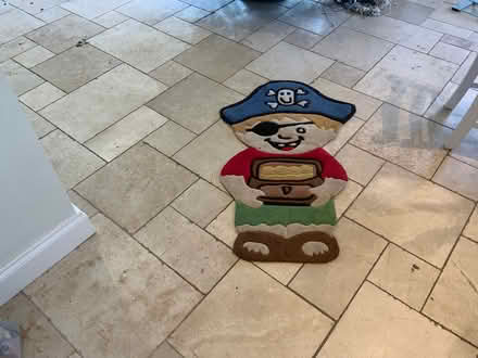 Photo of free childs pirate rug - 120cm x 72 cm - pre loved (The Hockering GU22) #1