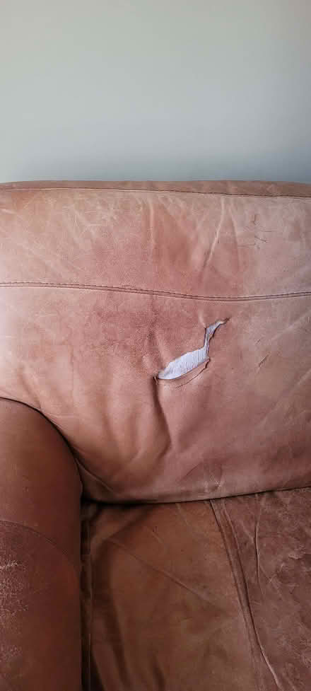 Photo of free Leather Sofa (Blackhall EH4) #3
