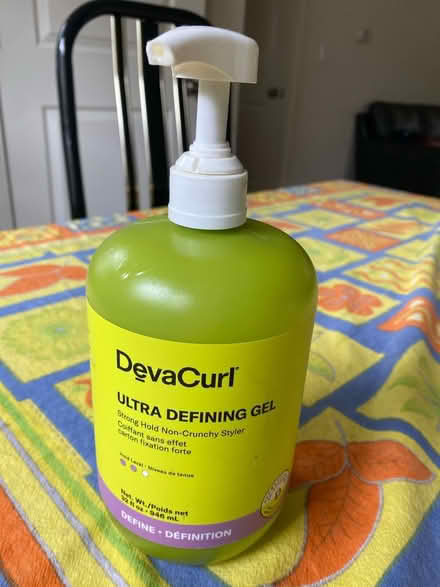 Photo of free 1/3 of 32oz DevaCurl bottle (East Somerville) #1