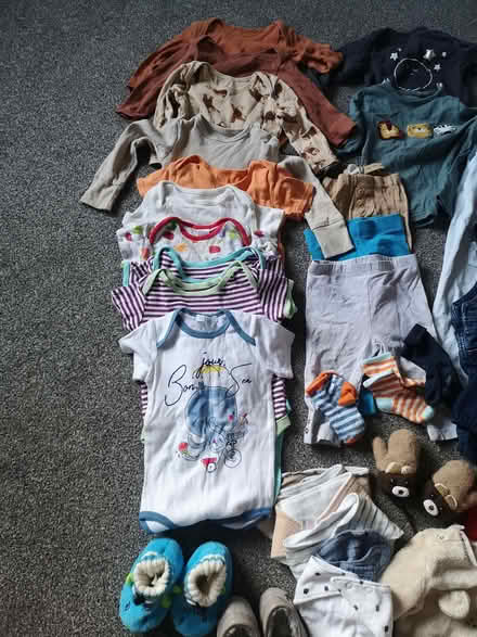 Photo of free Bag of boy's baby clothes (Barbourne WR1) #3
