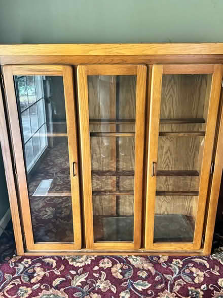 Photo of free Cabinet with glass (Lake Oswego) #1