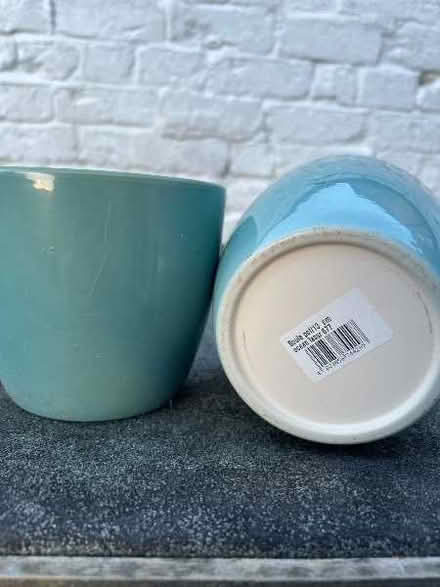 Photo of free Two ceramic plant pots (Chester, Garden Quarter CH1) #1
