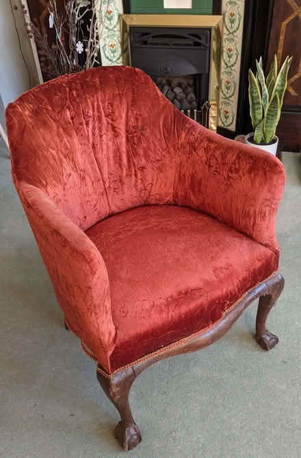 Photo of free Upholstered chair ideal for bedroom (Whaddon GL52) #1