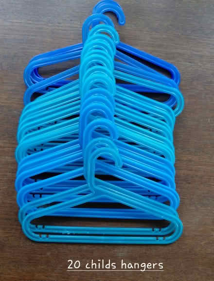 Photo of free 20 childrens plastic hangers (Twyford RG10) #1