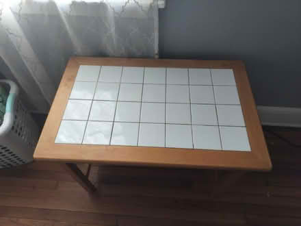 Photo of free table and wicker chair (Lower Westchester) #1