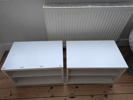 Photo of free 2 white IKEA Besta units (Whitehawk BN2) #2