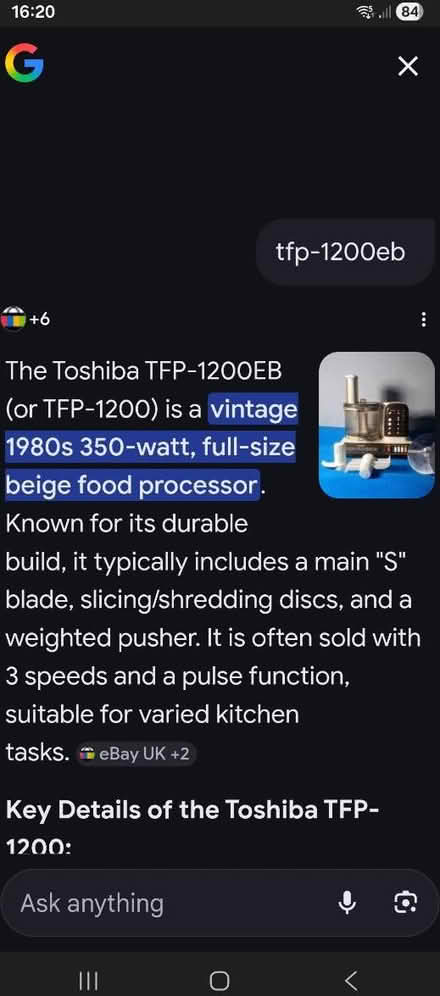 Photo of free Parts for Toshiba food processor (Offerton SK2 5LJ) #3