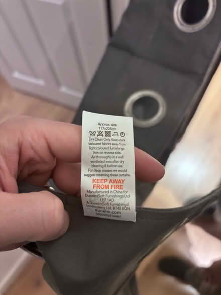 Photo of free pair of curtains brand new (Tufnell Park N7) #3