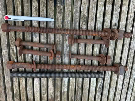 Photo of free Steel bolts (Albert Park M20) #1