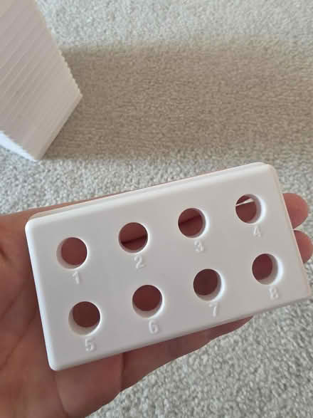 Photo of free White plastic numbered trays (Yonge Sheppard) #3