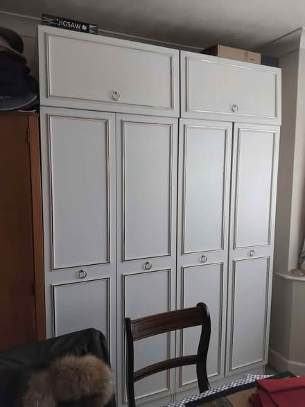 Photo of free 2 double wardrobes, with top boxes if (Ringwood BH24) #1