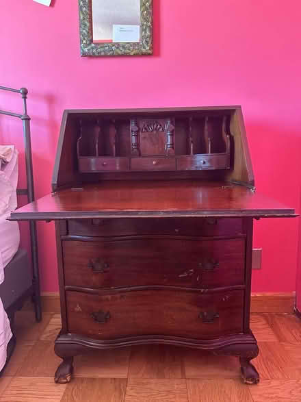 Photo of free Wood secretary desk (New York City) #2