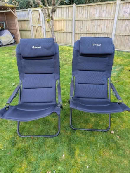 Photo of free Pair of comfy camping chairs (Kenpshott RG22) #1