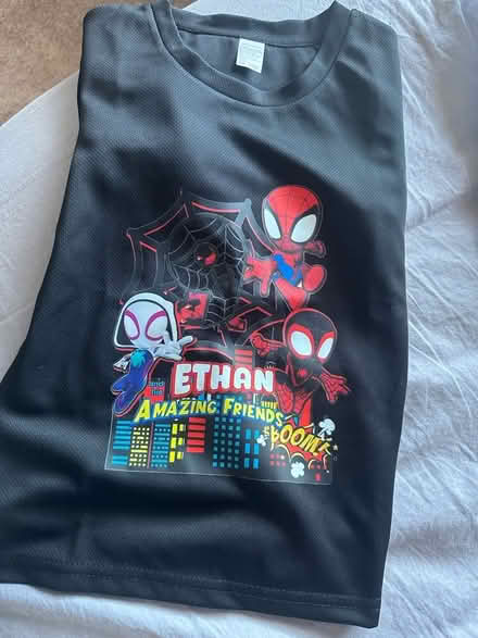 Photo of free Age 5-6 T shirt & shorts, name added (Lea Industrial Estate AL5) #1