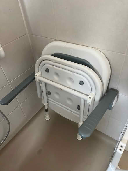 Photo of free Wall mounted fold up moulded seat (Polegate) #2