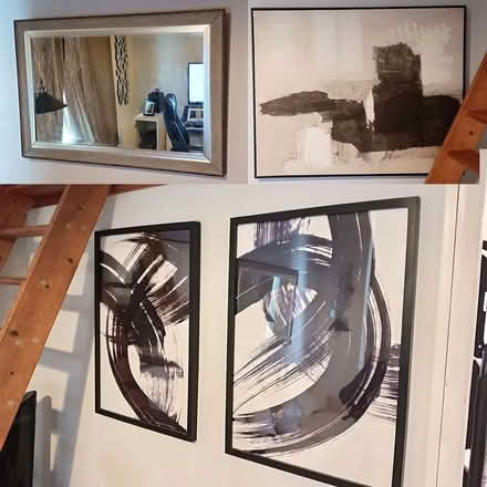 Photo of free Sofa, Lamps, Artwork, Rug, Mirrors (Wellswood TQ1) #4