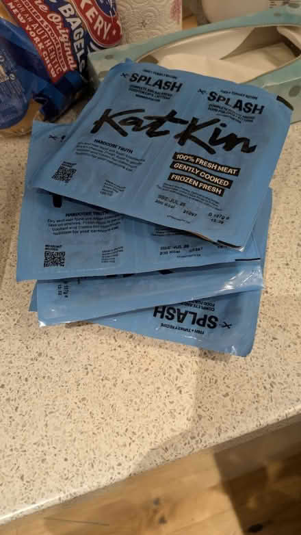 Photo of free katkin frozen cat food, fish (Archway, N19) #1