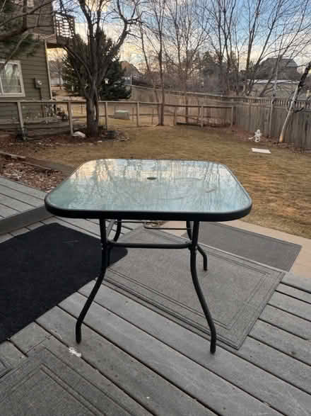 Photo of free Outdoor Square Table (Lafayette) #1