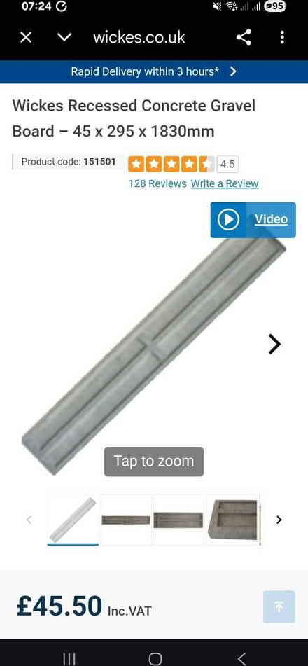 Photo of free Gravel board has a crack (DE56 Belper) #1