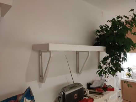 Photo of free 3 IKEA lack shelves and 5 Ekby Lerberg brackets (Hollingdean BN1) #2