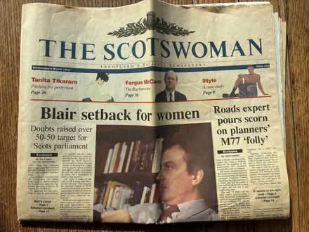Photo of free The "Scotswoman" newspaper from Wed 8th March 1995 (Goldenacre EH3) #2