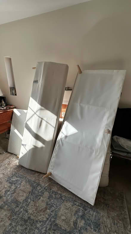 Photo of free Click-clack white sofa (Chiswick, W4) #3