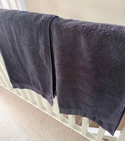 Photo of free Four Navy Blue Towels (Upton CH2) #3
