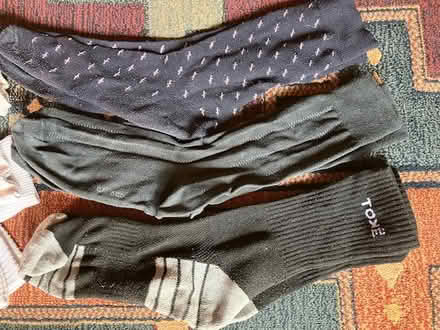 Photo of free socks white & dark, M size approx (south sunnyvale) #3