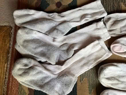Photo of free socks white & dark, M size approx (south sunnyvale) #1