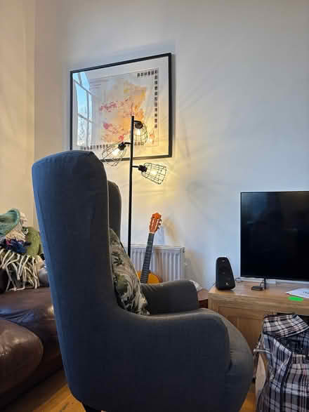 Photo of free Grey high-backed armchair (N7 9EA) #2