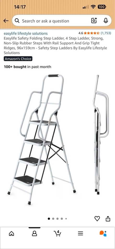 Photo of free step ladder (Arbourthorne S2) #1