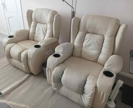Photo of free 2 Used electric recliner chairs (Basildon SS13) #1