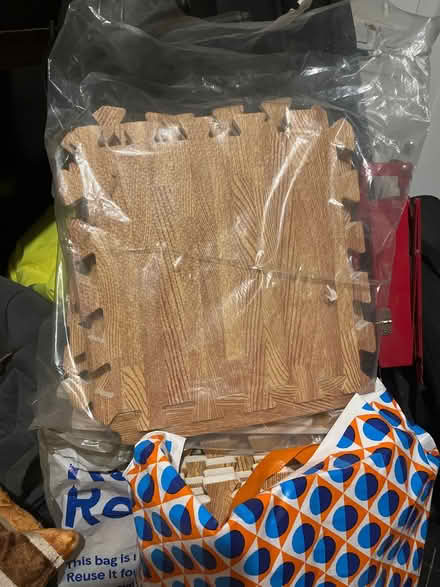 Photo of free Foam floor tiles, wood effect (Walworth SE17) #1