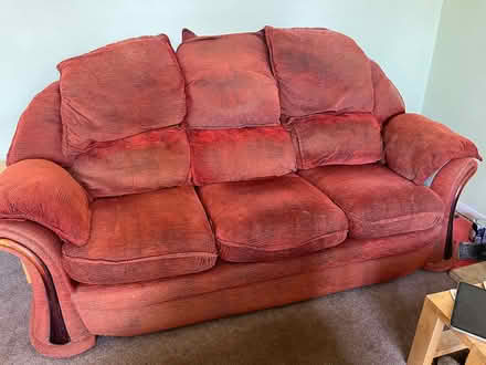 Photo of free Sofa and two armchairs (Long Wittenham OX14) #1