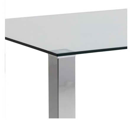 Photo of free Glass 8 seat dining table (KT5 8AT) #3